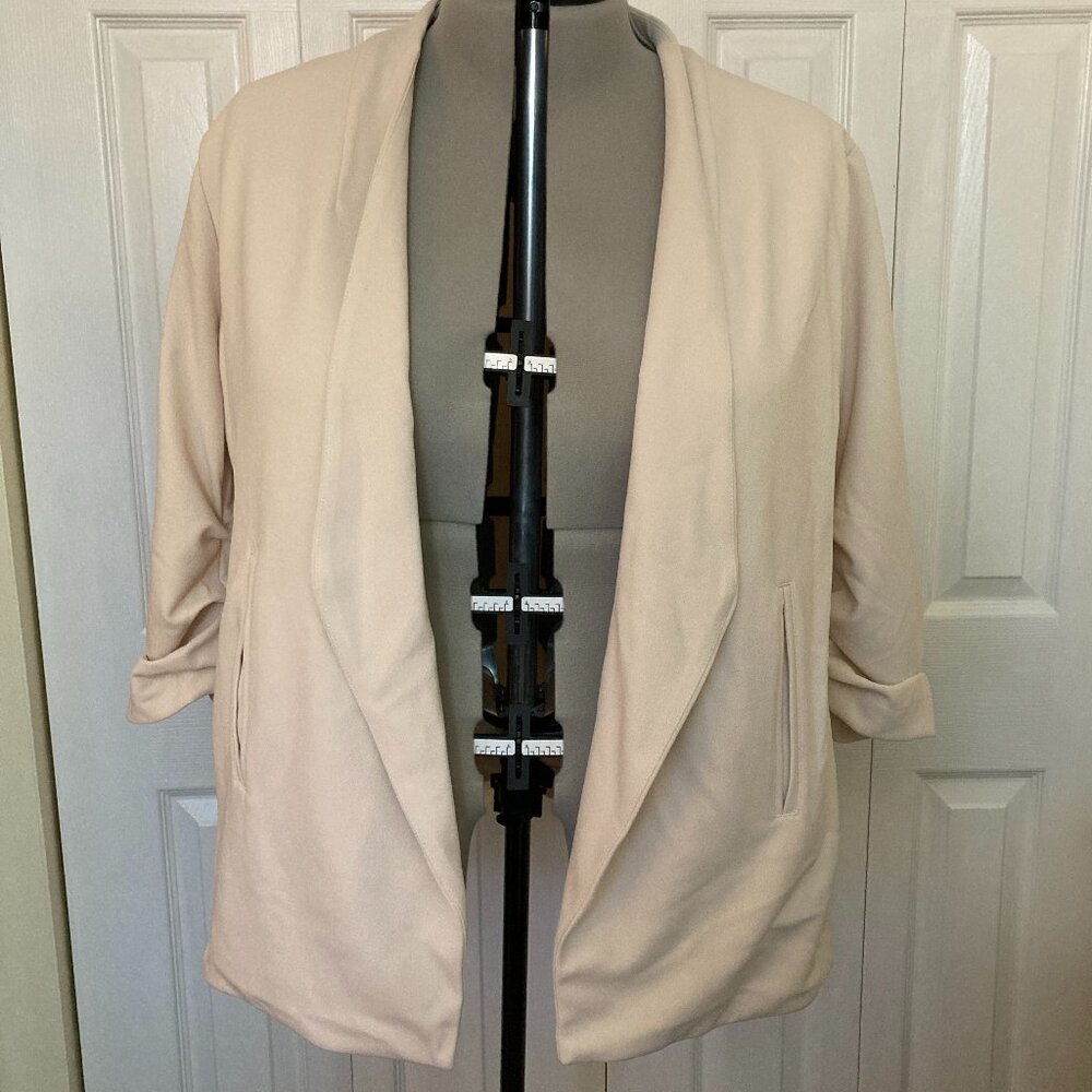 Premise Women's Plus Open Front Blazer